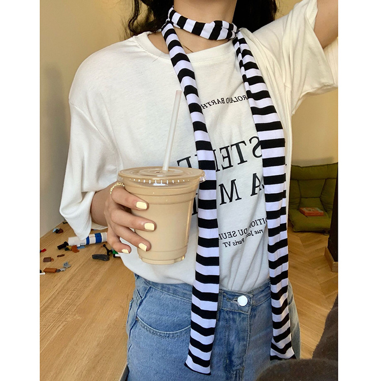 Women's Fashion Stripe Cotton Winter Scarves display picture 2