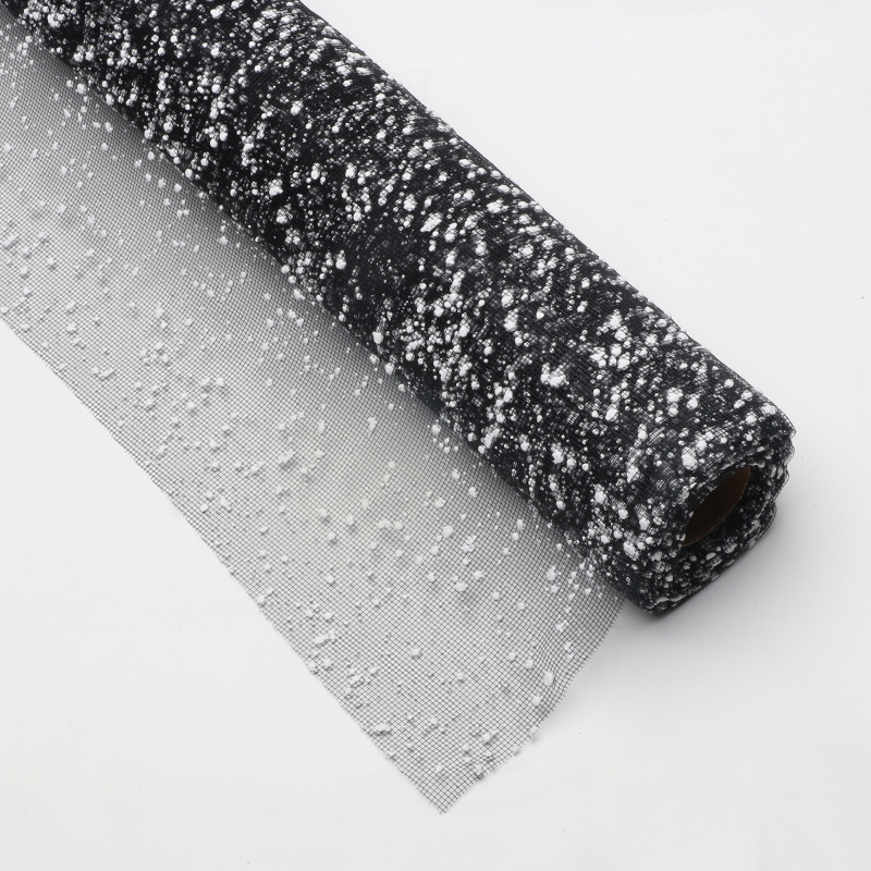 Negro; 50CM * 4 yardas