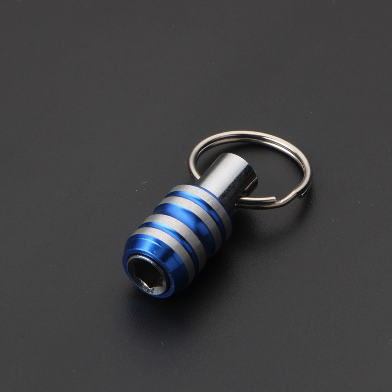 不锈钢套筒接杆 金黄三槽延长杆 /4批头快换套筒 金黄钥匙扣接杆