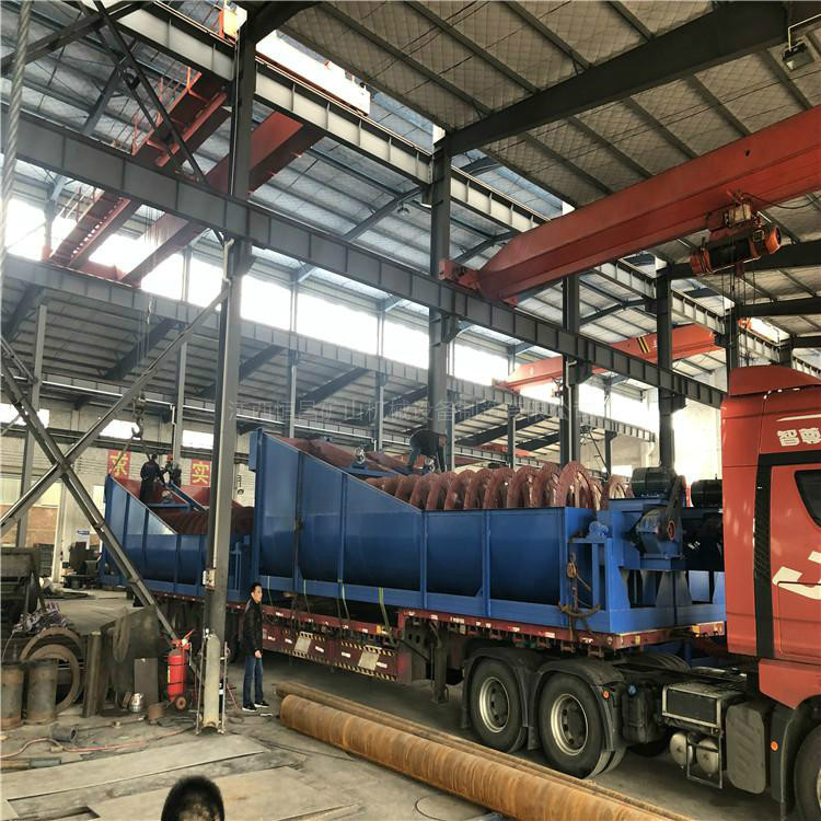 单螺旋洗沙机 大功率双螺旋洗砂机 矿用洗石机 螺旋分级机