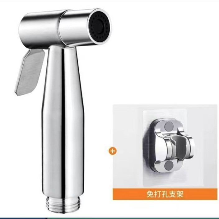 Compañero de inodoro, pistola pulverizadora pequeña, limpieza de inodoro, pistola de agua presurizada, pequeño artefacto de riego de flores, kit de pistola pulverizadora de baño para mujeres en casa