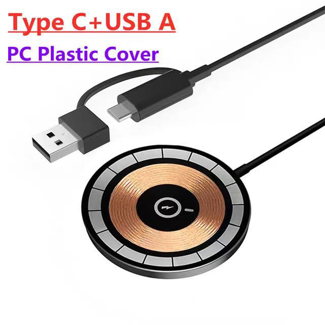 투명한 검정색 15W 더블 헤드는 가방이나 상자에 포장 가능