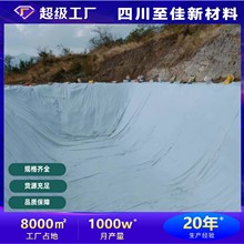 水库防渗布垃圾填埋场复合土工膜河道防水土工布两布一膜一布一膜