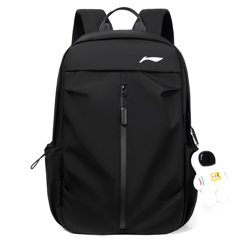 Ln Korean Version Versatile Unisex Backpack Business Casual Trendy Laptop Bag Large Capacity Lightweight Simple Student School Bag