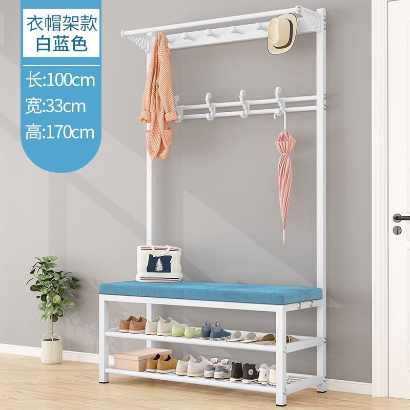 100CM-화이트 앤 블루 [신발걸이와 옷걸이 스타일]❤비용 효율성