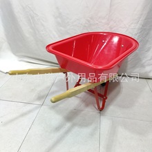 户外花园独轮儿童玩具手推车 轻型木质翻斗车小手推车 玩沙玩具