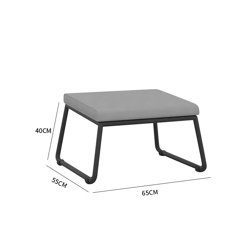 Sofá nórdico de teca al aire libre combinación de villa balcón al aire libre silla de caña ocio jardín al aire libre cuerda tejida muebles de madera maciza