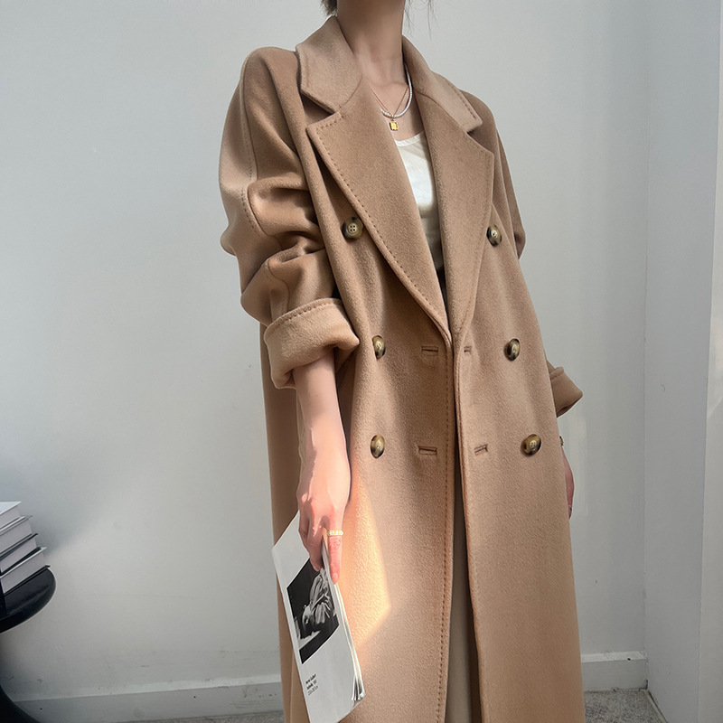 2025 Autumn and Winter Classy Cashmere Coat m Family 101801 Coat 20% Cashmere 80 Fine Wool Mrt101801