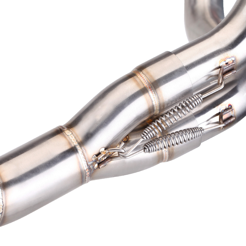 Suitable for Motorcycle Exhaust Pipe Modification Crf1000L Stainless Steel Front Section African Dual Outlet 16-19 Years