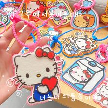 新款可爱造型猫猫毛毡布挂件（小号）40个/筐 包包装饰挂饰钥匙扣