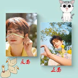 张凌赫明星周边笔记本本子ins创意图片礼物A5胶套学生记事本