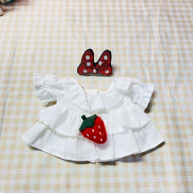 딸기 사첼 드레스