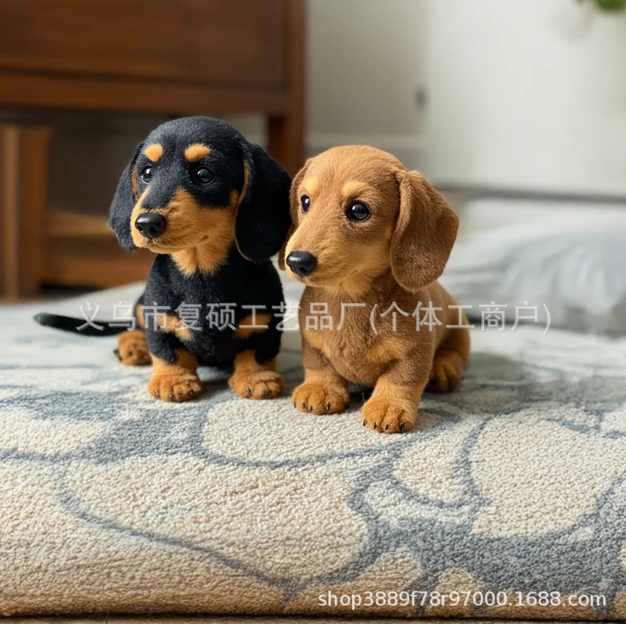 The Dachys The most realistic plush toys Dachshund