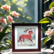 2026马年吉祥新年礼物蜀锦马到成功事事如意，中国风送朋友