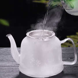 E0PB批发家用耐高温玻璃茶壶套装加厚大容量茶具烧水过滤泡茶水壶