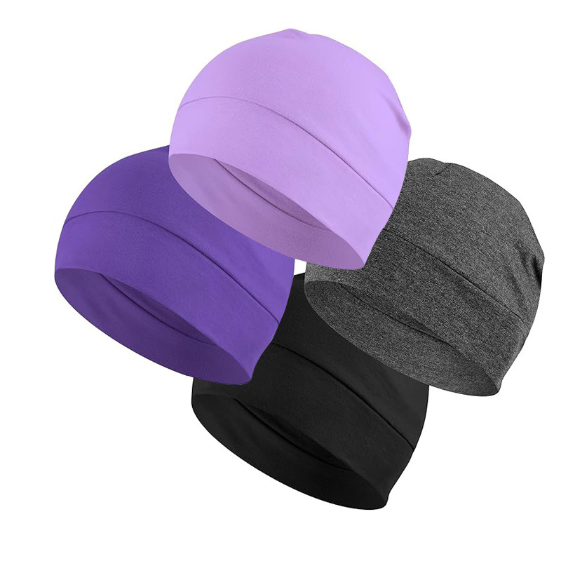 Amazon Autumn and Winter Outdoor Cycling Windproof and Warm Headgear for Men and Women, Cotton Pullover Sleep Cap, Cycling Hat