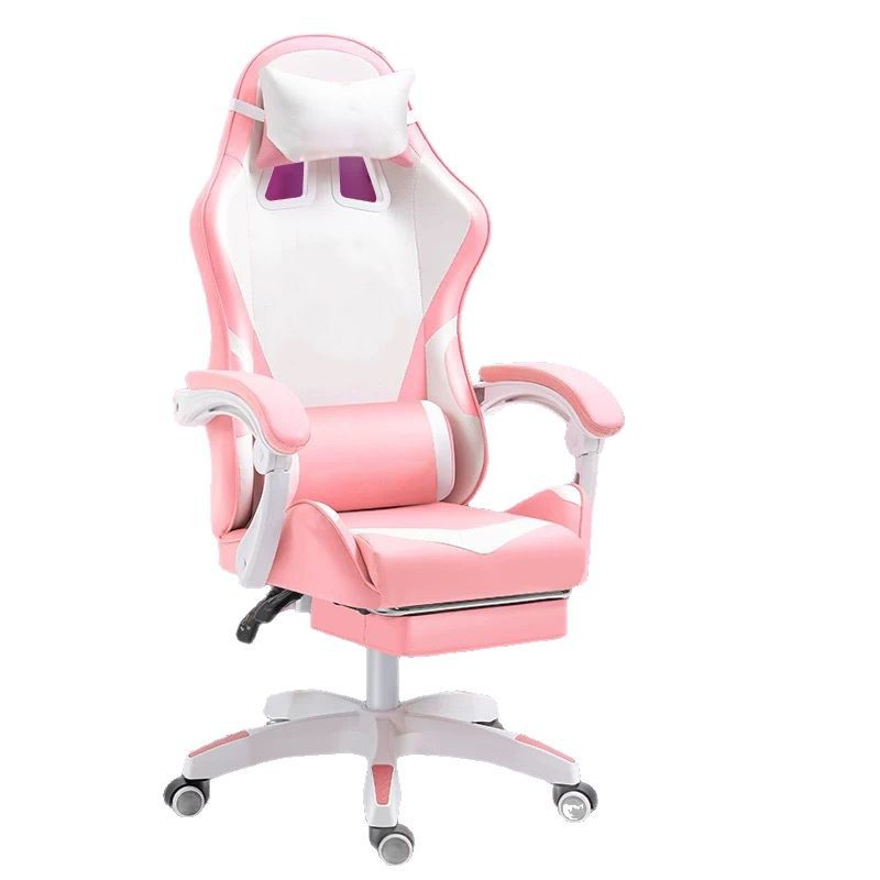 silla de deportes electrónicos para niñas silla de computadora doméstica silla de oficina cómoda silla de estudio de transmisión en vivo silla moderna simple image 6