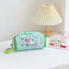 Japanese double-layer capacious pencil case, stationery for elementary school students, storage bag