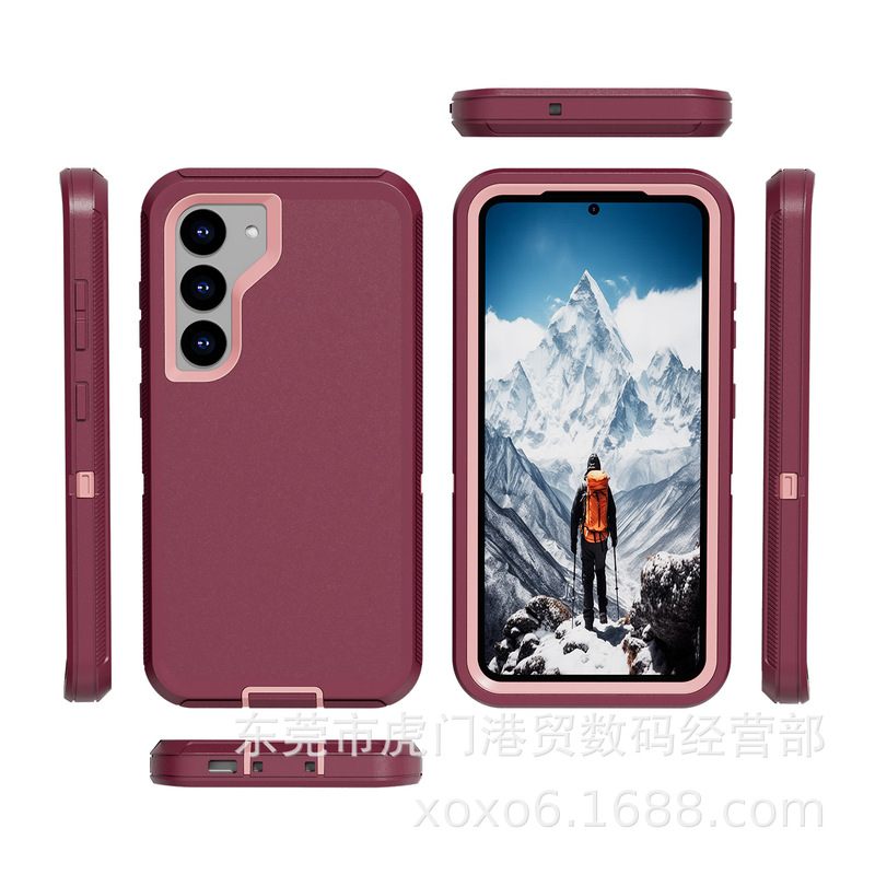 Samsung S23+ に適した落下防止および防塵の落下防止携帯電話ケース 1.5m 落下防止 Samsung S23 保護カバー フルパッケージ|undefined