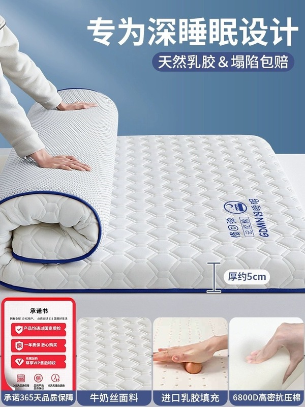 乳胶记忆棉床垫家用卧室租房软垫180x200床褥垫学生宿舍单人5|undefined