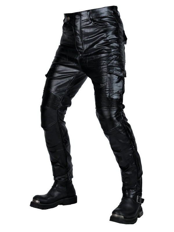 Motocicleta que monta pantalones multi-Bag overoles motocicleta pantalones anti-caída pantalones a prueba de viento a prueba de agua pantalones de cuero para hombres y mujeres equipo de protección de silicona