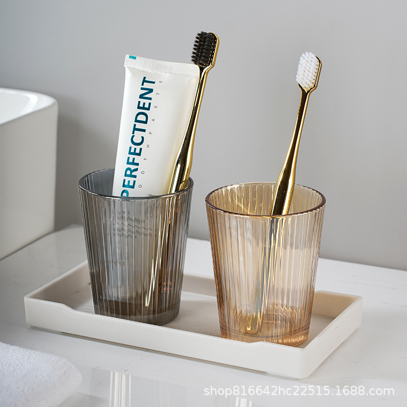 Taza de enjuague bucal para habitaciones de hotel Taza de cepillo simple Taza de lavado Hotel B & B Taza de vidrio especial Taza de té