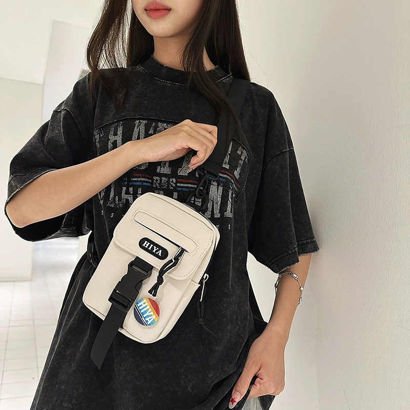 Модная chest bag для отдыха, сумка через плечо, спортивный телефон для учащихся начальной школы на прогулку, городской стиль