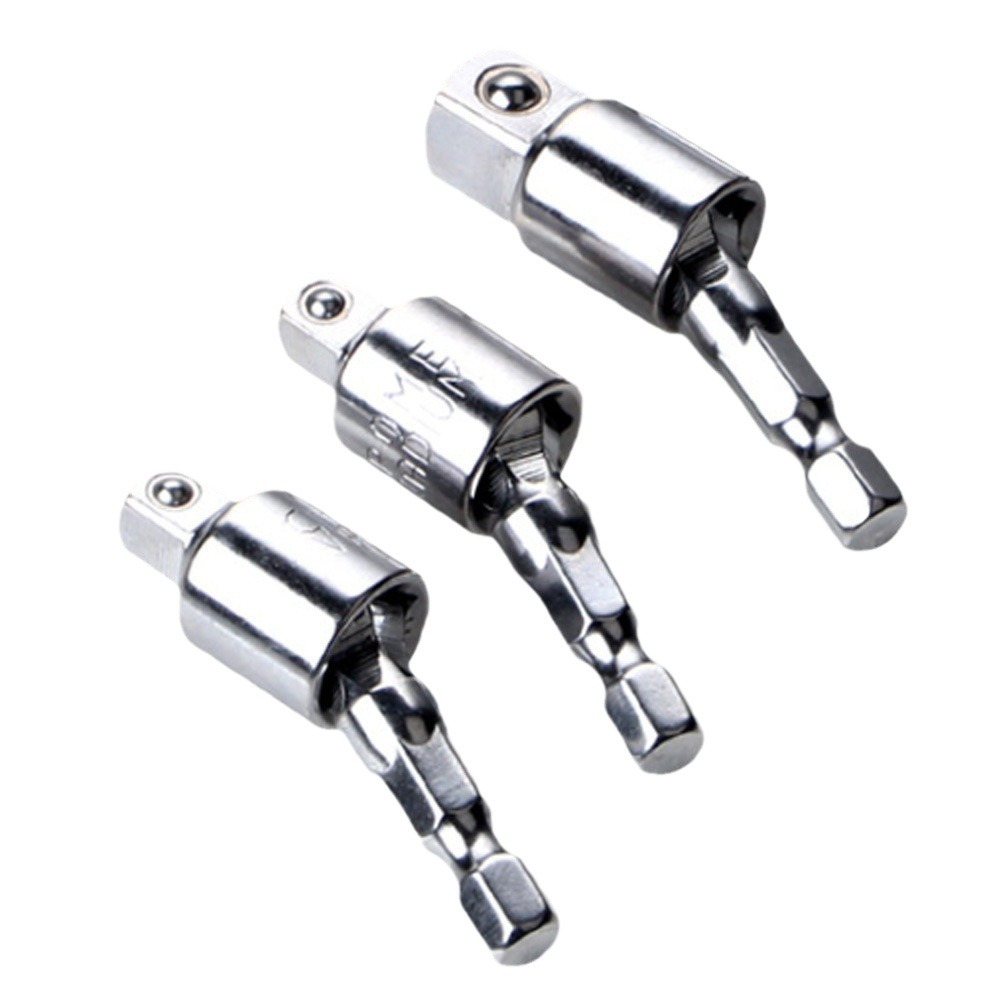 360 grados mango hexagonal giratorio cabeza cuadrada biela lote de aire giratoria llave de tubo 1/2 3/8 1/4 conector de conversión