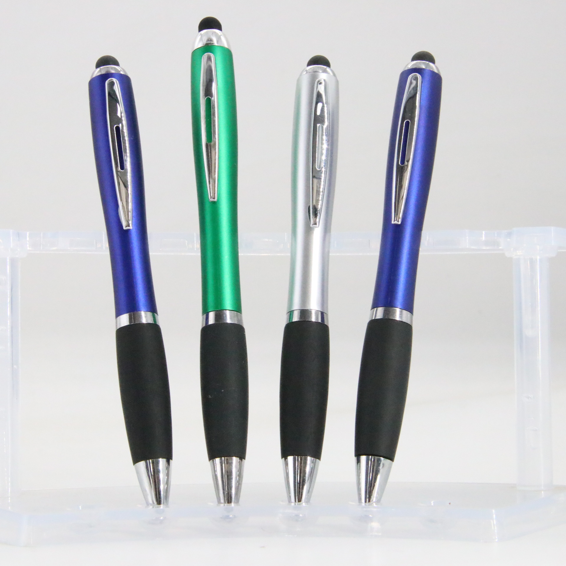 Rotary Bolígrafo De Metal pantalla táctil Bullet recarga suministros escolares Oficina fábrica al por mayor publicidad pluma bola