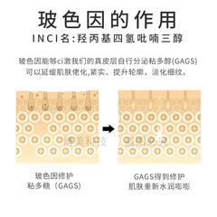 黑繃帶面霜 緊緻淡化細紋去皺補水保濕玻色因抗皺面霜化妝品批發