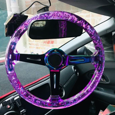 Other Car Modifications – Changan Star Modified Steering Wheel - violet-color-pictured