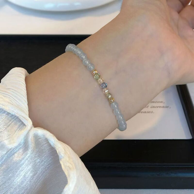 2025 new navy baoyu marrow bracelet explosion exquisite temperament cold jewelry for girlfriend valentine's day gift