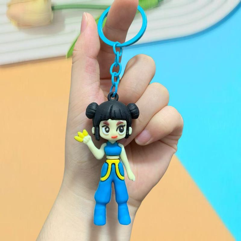 跨境热品KPOP猎魔女团公仔汽车钥匙扣包包挂饰PVC软胶潮玩小礼品|undefined