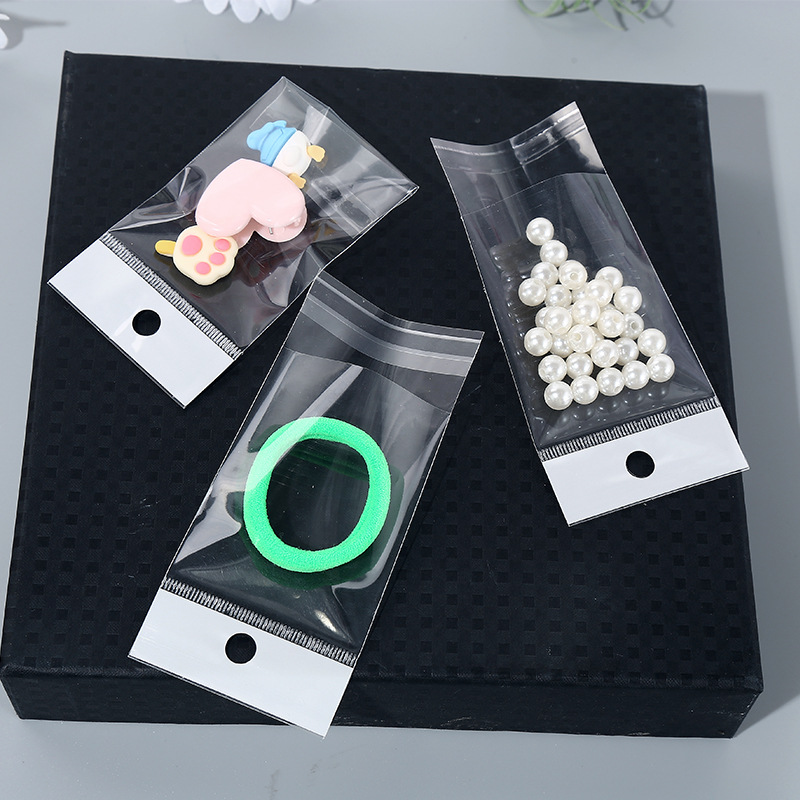 厂家直供新料饰品包装袋卡片透明自封袋五金配件及餐具渔具塑料袋