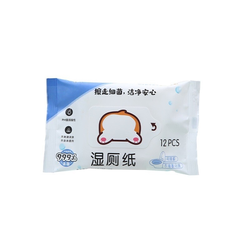 壁挂式湿厕纸巾家庭实惠装擦屁屁厕所湿纸巾女士专用悬挂式湿厕纸|undefined