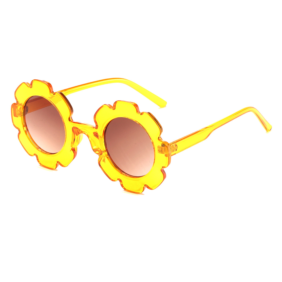 2021 nueva moda girasol gafas de sol para niños y niñas bebé lindo niños bisagra de metal gafas de sol 6311