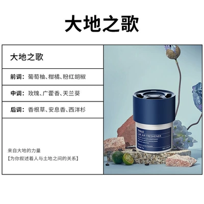 Car Perfume Aromatherapy New Model Earth Song - song-of-the-earth-blue-wind-chime