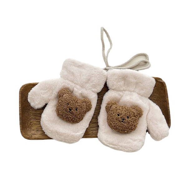 Children's winter brand cartoon keep warm gloves