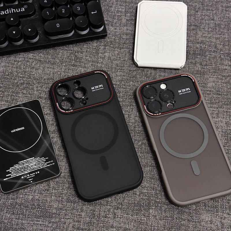适用苹果17promax手机壳新款MagSafe磁吸iPhone16ProMax保护套17Air透明高级感15全包14网红防摔磨砂软边男女|undefined