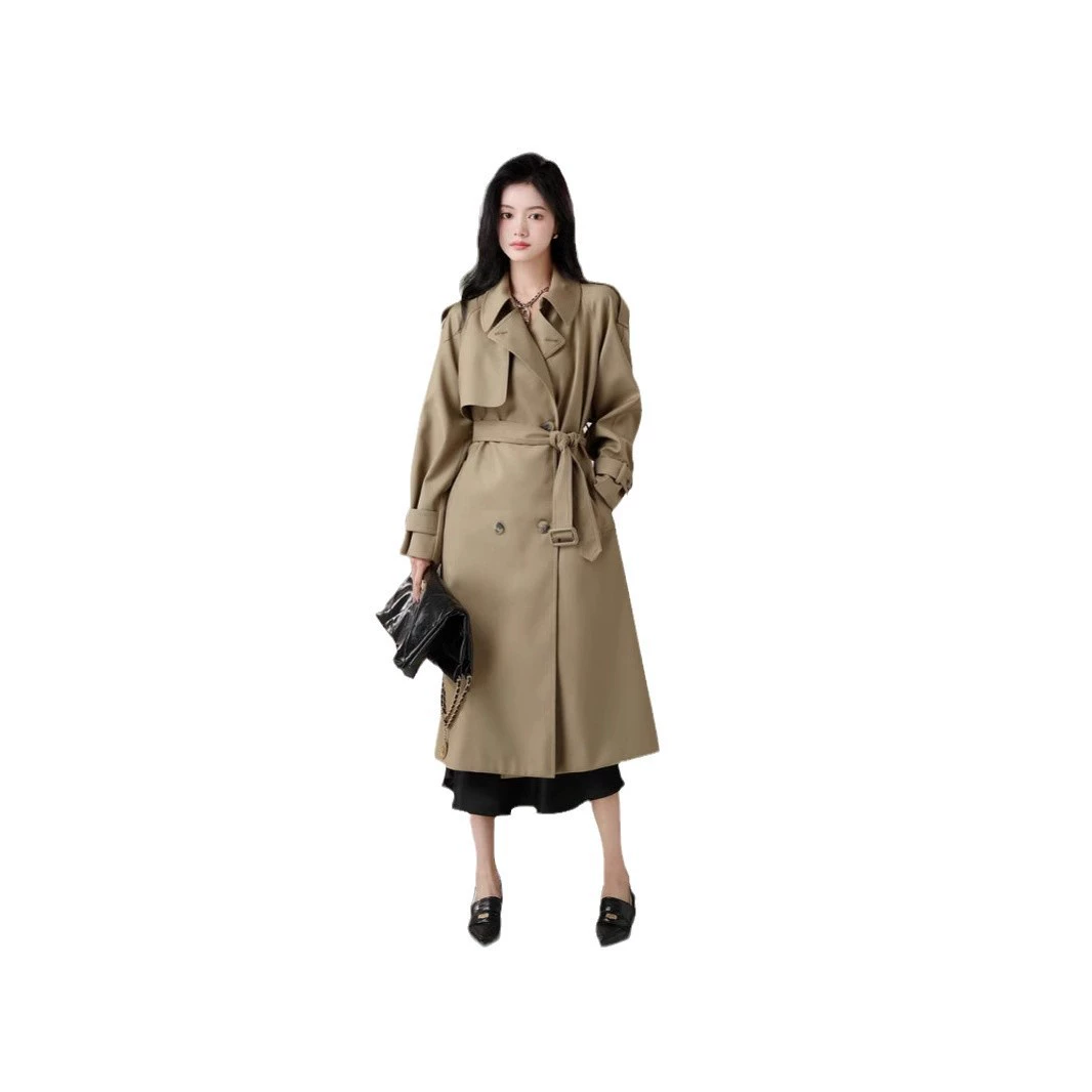 Демисезонное trench coat, модная куртка, британский стиль, премиум