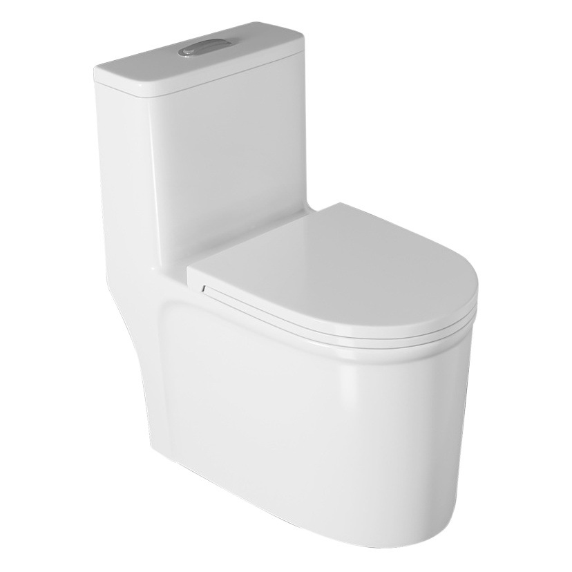 Fábrica de baños, fábrica de Chaozhou, Guangdong sanitarios, baño al por mayor, ultra-grande de una sola pieza de ahorro de agua mudo de ingeniería asiento inodoro