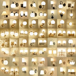 Wall Lamp Bedroom Modern Simple Living Room Balcony Creative Wall Lamp Nordic Stair Aisle led Room Bedside Lamp