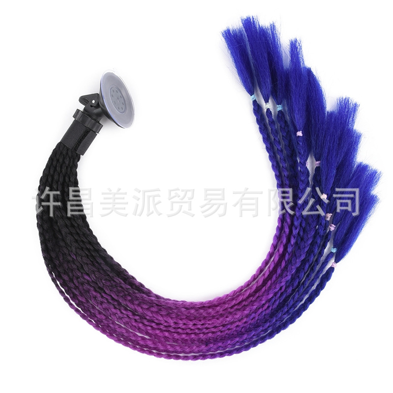 Casco sucio trenza casco decoración casco accesorios eres hambriento Meituan llevar jinete trenza