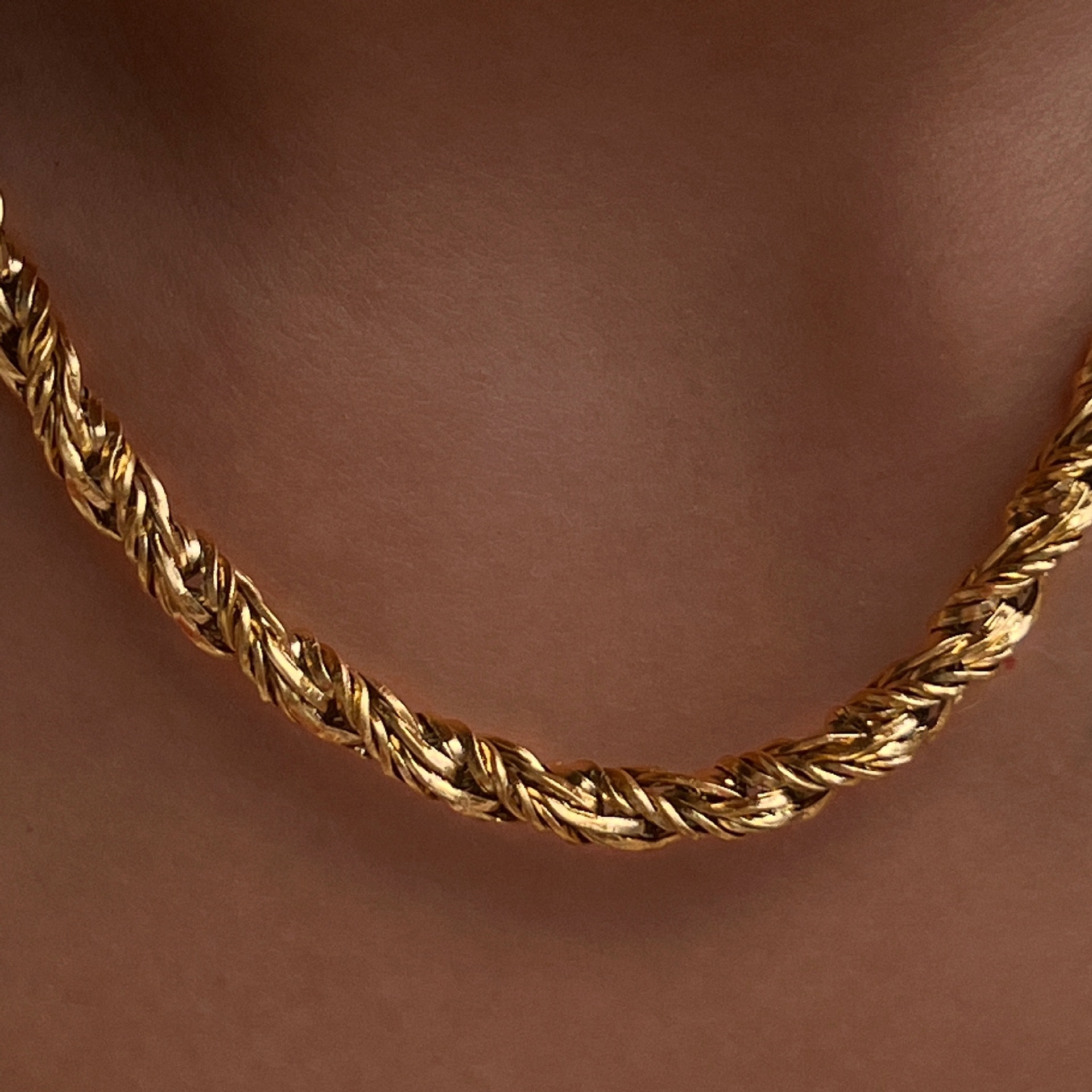 Women'S Gender Metal Design Wholesale British Style Solid Color Titanium Steel Necklace