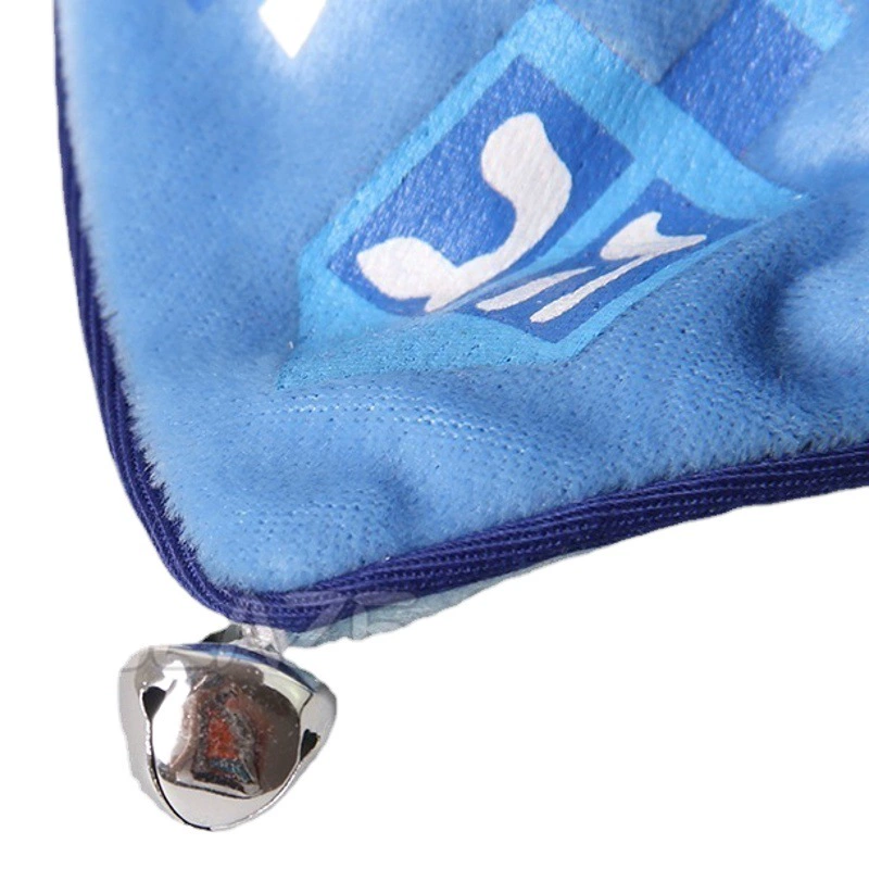 ABLAZE ZAI поставляет Кошка милый колокол шарф Слюна полотенце слюны мягкие Аксессуары для собак треугольное полотенце