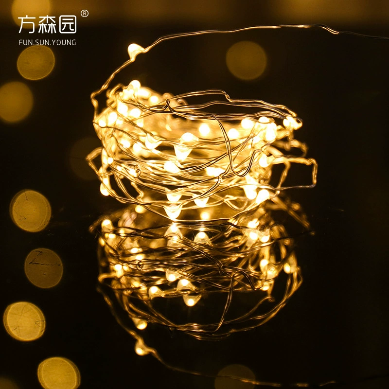 LED gift box, pack, accessories, copper bulb, internet celebrity, 1m