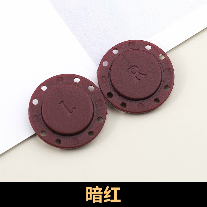 Color de nylon hebilla oculta hebilla magnética hebilla de succión magnética Madre y niño hebilla imán botón Botón abrigo hembra hebilla magnética invisible