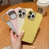 apply iPhone12 Mobile phone shell Liquid state silica gel Metal Key Mobile phone shell Luxurious Solid Apple Mobile phone set