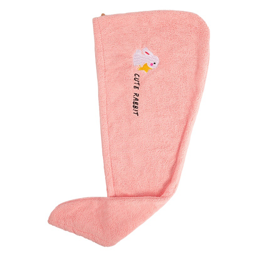 Gorro de secado de vellón de coral Toalla de secado de cabello engrosada para mujer Gorro de secado de cabello absorbente fuerte Gorro de ducha de secado rápido Pañuelo de cabeza Gorro de secado de cabello al por mayor