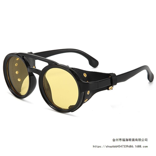 Polarized Night Vision Windproof Sandproof Retro Outdoor Cycling Aviator Driving Sunglasses Hiking and Mountaineering Glasses